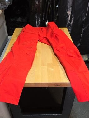 Patagonia Red Cargo Ski Pants